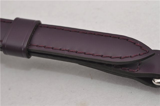 Authentic Louis Vuitton Leather Shoulder Strap Purple 40.6-47.6