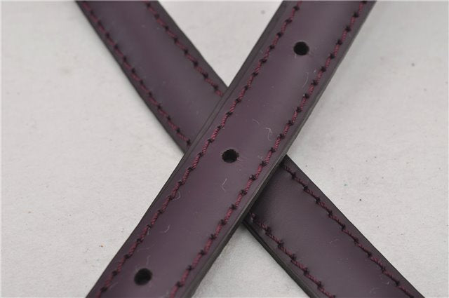 Authentic Louis Vuitton Leather Shoulder Strap Purple 40.6-47.6