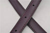 Authentic Louis Vuitton Leather Shoulder Strap Purple 40.6-47.6" LV 9877F