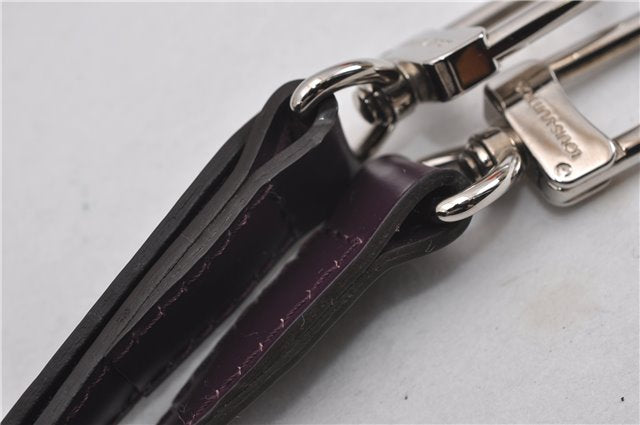 Authentic Louis Vuitton Leather Shoulder Strap Purple 40.6-47.6