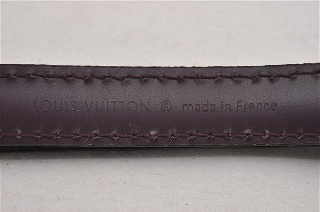 Authentic Louis Vuitton Leather Shoulder Strap Purple 40.6-47.6