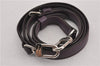 Authentic Louis Vuitton Leather Shoulder Strap Purple 40.6-47.6" LV 9877F