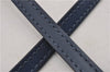 Authentic Louis Vuitton Leather Shoulder Strap Blue 44.5" LV 9879F