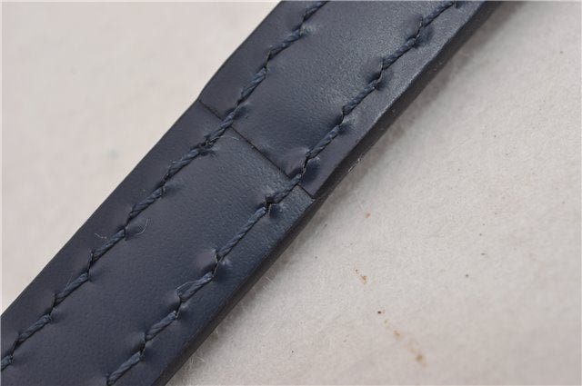 Authentic Louis Vuitton Leather Shoulder Strap Blue 44.5