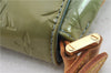 Auth Louis Vuitton Vernis Thompson Street Shoulder Bag Green M91009 LV 9880C