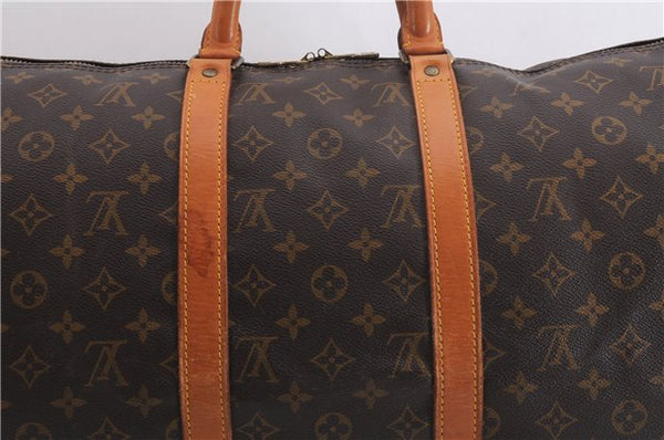 Authentic Louis Vuitton Monogram Keepall 50 Travel Boston Bag M41426 LV 9880E