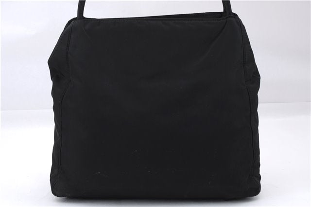 Authentic PRADA Vintage Nylon Shoulder Tote Bag Black 9882D