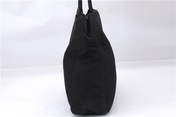 Authentic PRADA Vintage Nylon Shoulder Tote Bag Black 9882D