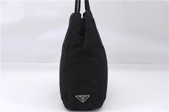 Authentic PRADA Vintage Nylon Shoulder Tote Bag Black 9882D