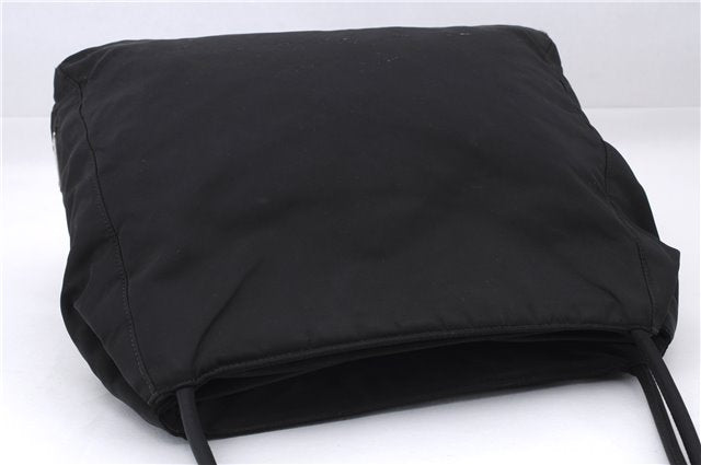 Authentic PRADA Vintage Nylon Shoulder Tote Bag Black 9882D