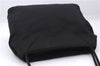 Authentic PRADA Vintage Nylon Shoulder Tote Bag Black 9882D
