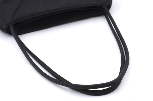 Authentic PRADA Vintage Nylon Shoulder Tote Bag Black 9882D