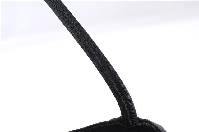 Authentic PRADA Vintage Nylon Shoulder Tote Bag Black 9882D