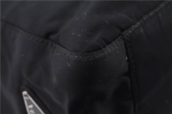 Authentic PRADA Vintage Nylon Shoulder Tote Bag Black 9882D