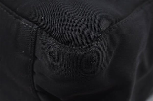 Authentic PRADA Vintage Nylon Shoulder Tote Bag Black 9882D