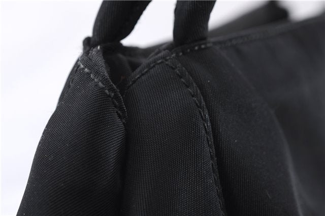 Authentic PRADA Vintage Nylon Shoulder Tote Bag Black 9882D