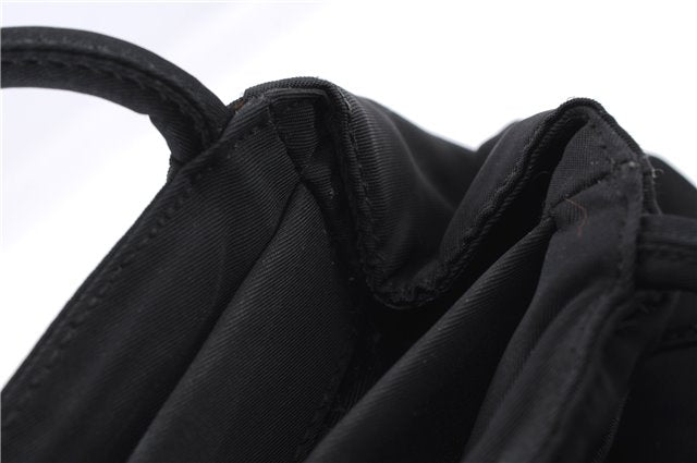 Authentic PRADA Vintage Nylon Shoulder Tote Bag Black 9882D