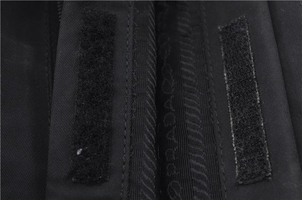 Authentic PRADA Vintage Nylon Shoulder Tote Bag Black 9882D