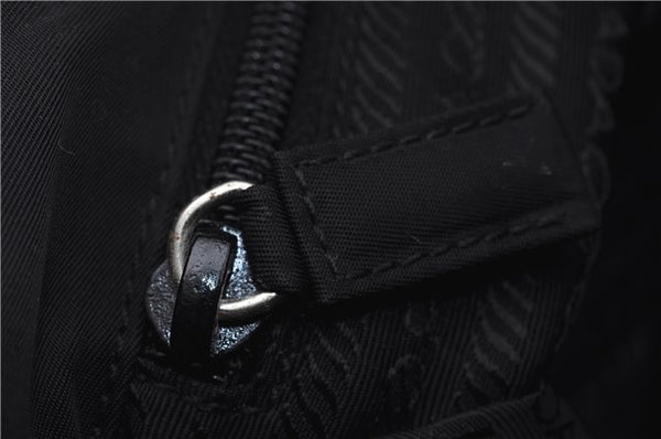 Authentic PRADA Vintage Nylon Shoulder Tote Bag Black 9882D