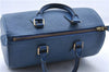 Authentic Louis Vuitton Epi Speedy 25 Hand Bag Blue M43015 LV 9883C