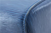 Authentic Louis Vuitton Epi Speedy 25 Hand Bag Blue M43015 LV 9883C