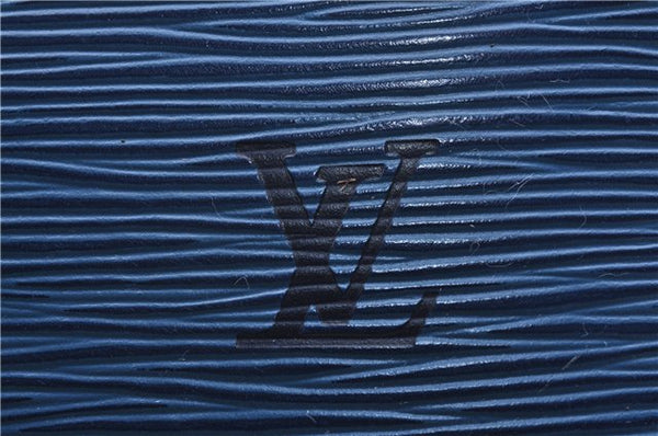 Authentic Louis Vuitton Epi Speedy 25 Hand Bag Blue M43015 LV 9883C