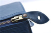 Authentic Louis Vuitton Epi Speedy 25 Hand Bag Blue M43015 LV 9883C