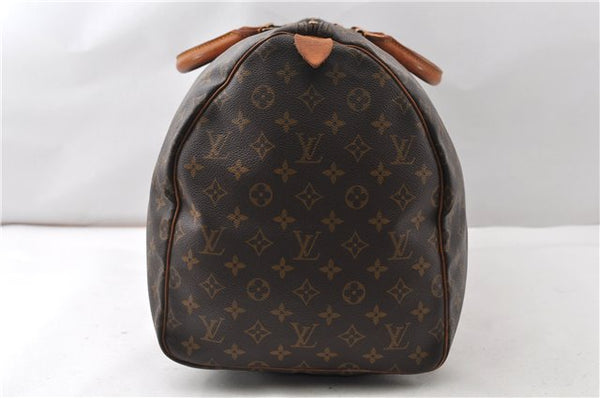 Authentic Louis Vuitton Monogram Keepall 55 Travel Boston Bag M41424 LV 9885F