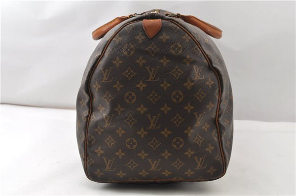 Authentic Louis Vuitton Monogram Keepall 55 Travel Boston Bag M41424 LV 9885F