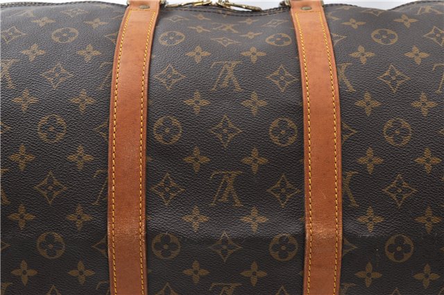 Authentic Louis Vuitton Monogram Keepall 55 Travel Boston Bag M41424 LV 9885F