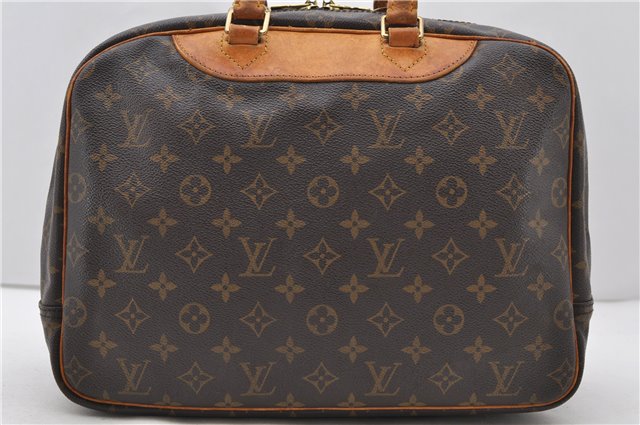 Authentic Louis Vuitton Monogram Deauville Hand Bag M47270 LV 9886C