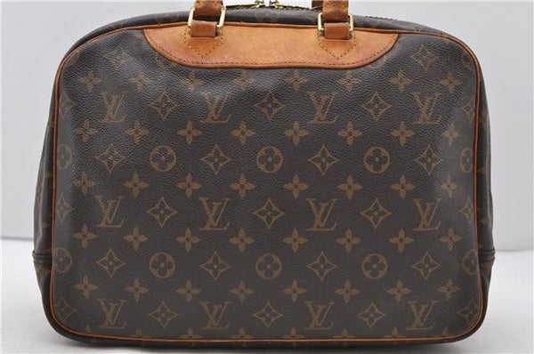 Authentic Louis Vuitton Monogram Deauville Hand Bag M47270 LV 9886C