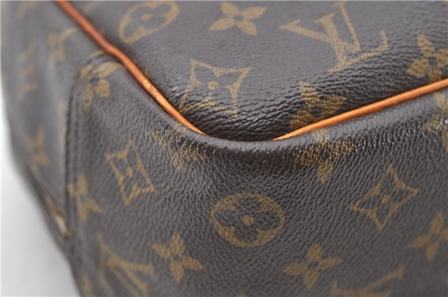 Authentic Louis Vuitton Monogram Deauville Hand Bag M47270 LV 9886C