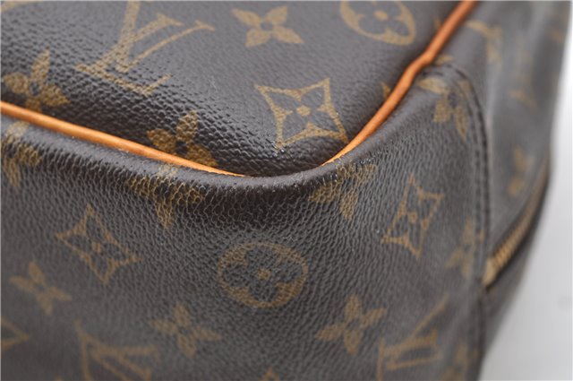 Authentic Louis Vuitton Monogram Deauville Hand Bag M47270 LV 9886C