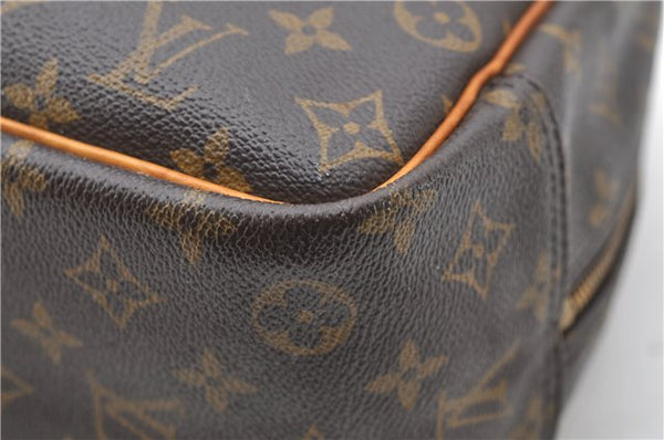 Authentic Louis Vuitton Monogram Deauville Hand Bag M47270 LV 9886C