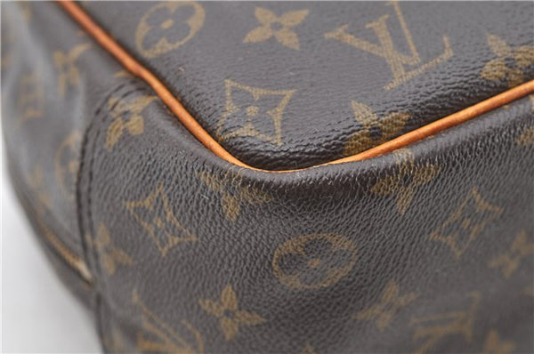 Authentic Louis Vuitton Monogram Deauville Hand Bag M47270 LV 9886C