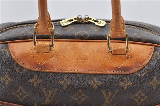 Authentic Louis Vuitton Monogram Deauville Hand Bag M47270 LV 9886C