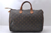 Authentic Louis Vuitton Monogram Speedy 35 Hand Bag M41524 LV 9887C