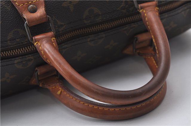 Authentic Louis Vuitton Monogram Speedy 35 Hand Bag M41524 LV 9887C