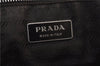 Authentic PRADA Vintage Leather Shoulder Tote Bag Brown 9888D