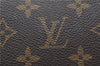 Auth Louis Vuitton Monogram Trousse Toilette 28 Clutch Hand Bag M47522 LV 9889C