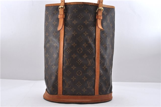 Authentic Louis Vuitton Monogram Bucket GM Shoulder Bag M42236 LV 9891C