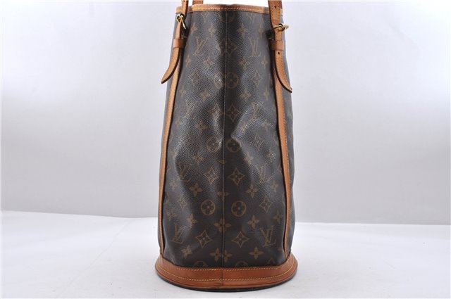 Authentic Louis Vuitton Monogram Bucket GM Shoulder Bag M42236 LV 9891C