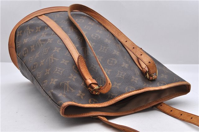 Authentic Louis Vuitton Monogram Bucket GM Shoulder Bag M42236 LV 9891C