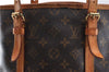 Authentic Louis Vuitton Monogram Bucket GM Shoulder Bag M42236 LV 9891C