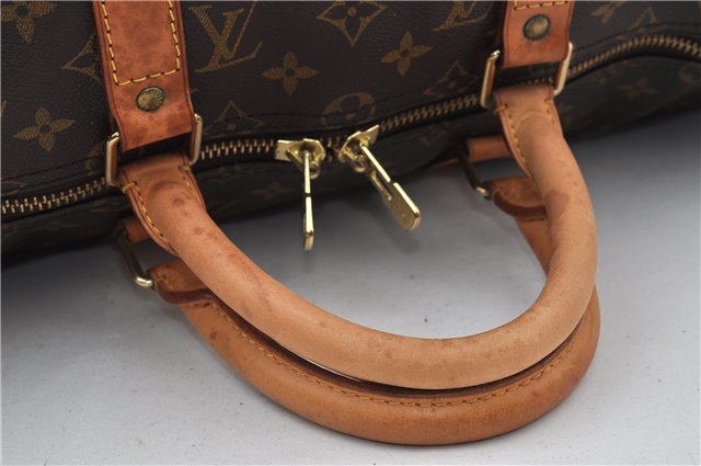 Authentic Louis Vuitton Monogram Keepall 50 Travel Boston Bag M41426 LV 9891F