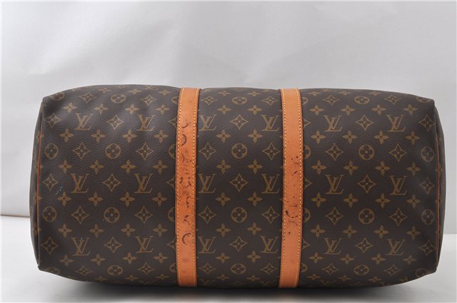 Authentic Louis Vuitton Monogram Keepall 50 Travel Boston Bag M41426 LV 9891F