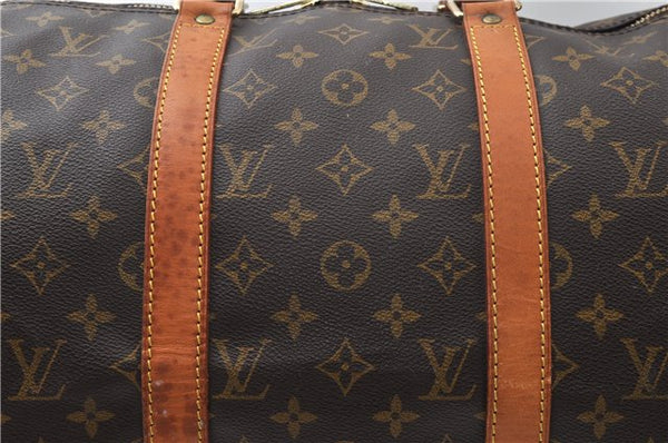 Authentic Louis Vuitton Monogram Keepall 50 Travel Boston Bag M41426 LV 9891F