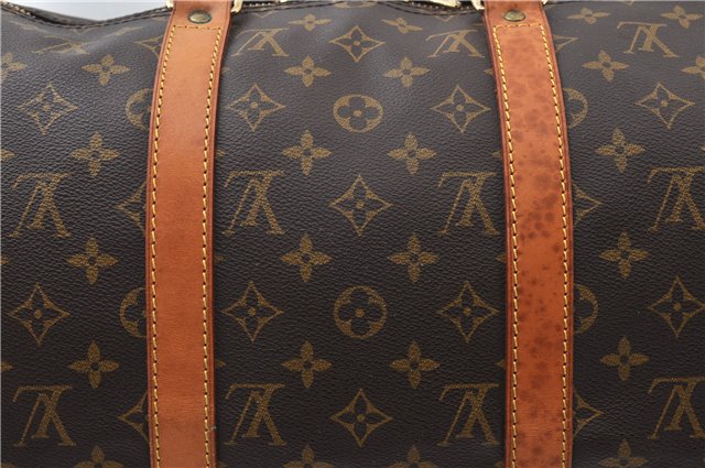 Authentic Louis Vuitton Monogram Keepall 50 Travel Boston Bag M41426 LV 9891F