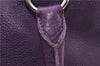 Authentic PRADA Vintage Leather Nappa 2Way Shoulder Hand Tote Bag Purple 9892F